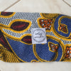 West African Wax Fabric "Kuzas" Accessories or Make Up Bag