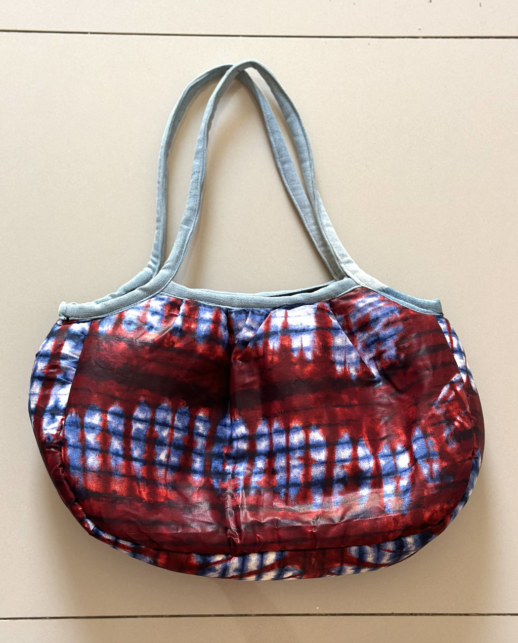 West African Wax Fabric "Kuzas" Hobo Bag Purse