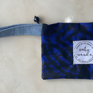 West African Wax Fabric "Kuzas" Wristlet Wallet