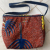 West African Wax Fabric "Kuzas" Messenger Bag Purse